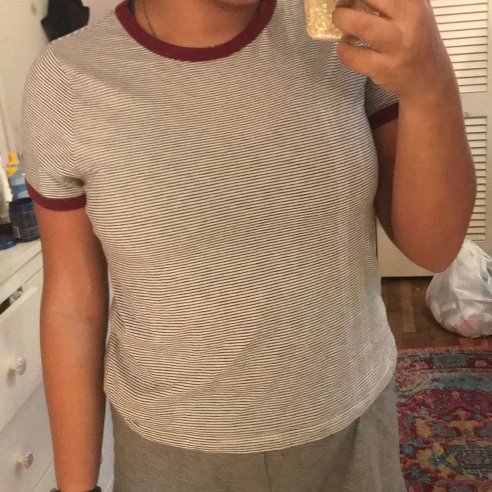E girl striped tee
